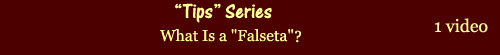 let what is falseta